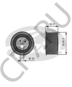 MD182537 DRAGONZAP РОЛИК НАТЯЖНОЙ РЕМНЯ ГРМ в городе Королёв