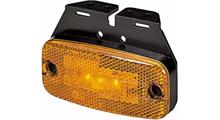 Schmitz Фонарь габаритный желтый прямоуг LED на подвесе с гнездом под штекер