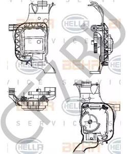 6Q1819453D VW (SVW) Регулировочный элемент, смесительный клапан в городе Королёв