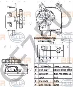 6Q2819453A VW (SVW) Регулировочный элемент, смесительный клапан в городе Королёв