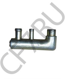 612640060027/1000595273 SHAANXI Патрубок помпы WP12 ( П*П*П ) в городе Королёв