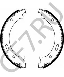5086930AB JEEP Комплект тормозных колодок, стояночная тормозная система в городе Королёв