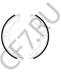 77364023 Fiat/Alfa Romeo/Lancia Комплект тормозных колодок, стояночная тормозная система [ORG в городе Королёв