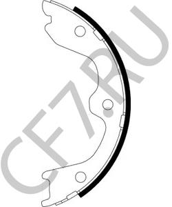 D40F0-AR06K IME Комплект тормозных колодок, стояночная тормозная система в городе Королёв