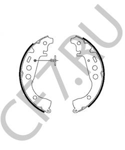 04495-0D070 TOYOTA (GAC) Комплект тормозных колодок в городе Королёв