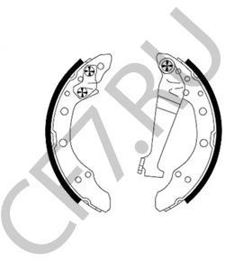 6Q0 609 527 A VW (SVW) Комплект тормозных колодок в городе Королёв