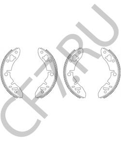 GBS90837AF ROVER Комплект тормозных колодок в городе Королёв