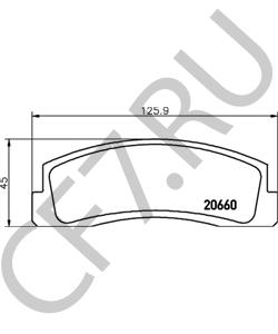 2121350109001 Триал Колодки переднего тормоза комплект 4шт. для дисковых тормозов 2121-3501090 "" в городе Королёв
