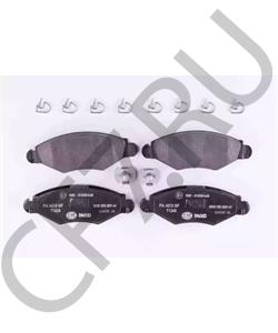 425320 CITROEN/PEUGEOT Колодки тормозные передние 206 [ORG в городе Королёв