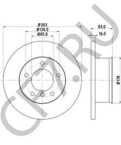 4604210012 PUCH Тормозной диск в городе Королёв
