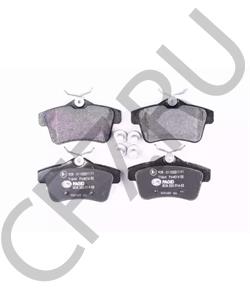 1617272680 CITROEN/PEUGEOT Колодки зад.CITROEN C4 II 11=>/PEUGEOT 3008 I 09-16 в городе Королёв
