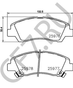 58101-B9A30 MAXION Комплект тормозных колодок, дисковый тормоз в городе Королёв