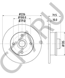 357615601 VW/SEAT Тормозной диск в городе Королёв