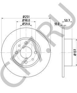 82394417 ALFAROME/FIAT/LANCI Тормозной диск в городе Королёв