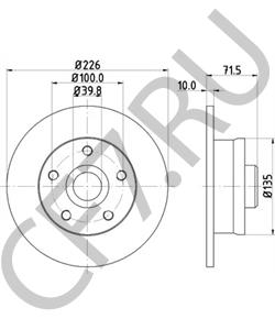 357615601B VW/SEAT Тормозной диск в городе Королёв