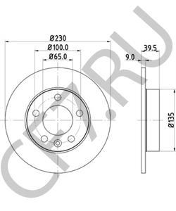 1J0 615 601 N VW (SVW) Тормозной диск в городе Королёв