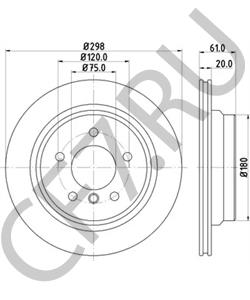 34216767060 ALPINA Тормозной диск в городе Королёв