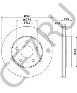 52098672 JEEP VIASA Тормозной диск в городе Королёв