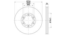 FORD ASIA / OCEANIA Тормозной диск