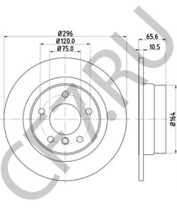 34 21 6 769 271 BMW (BRILLIANCE) Тормозной диск в городе Королёв