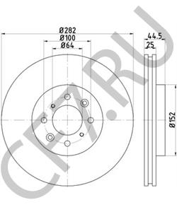 SDB000440 MEGA Тормозной диск в городе Королёв