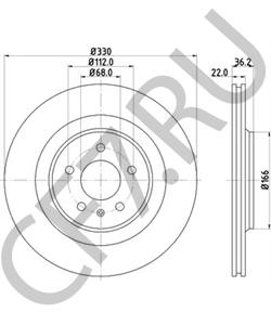 8K0 615 601 C VW (SVW) Тормозной диск в городе Королёв