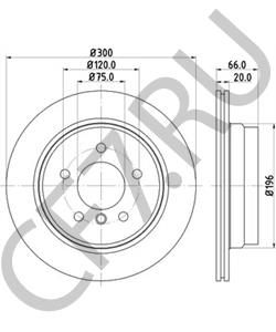 34 21 6 764 653 BMW (BRILLIANCE) Тормозной диск в городе Королёв