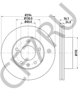 545110027 LDV Тормозной диск в городе Королёв