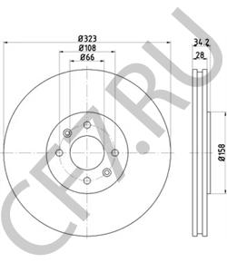 4249L6 DS Тормозной диск в городе Королёв