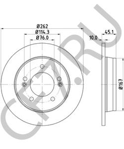 584113X300 HYUNDAI / KIA Topмoзнoй диcк в городе Королёв