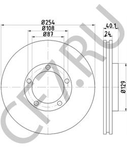 581294A000 JAC Тормозной диск в городе Королёв