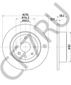 96328254 BUICK (SGM) Тормозной диск в городе Королёв
