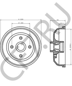 90425920 SOLO Тормозной барабан в городе Королёв