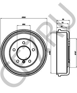 6014235001 STEYR Тормозной барабан в городе Королёв