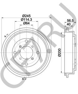 43511-63B00 GEO Тормозной барабан в городе Королёв