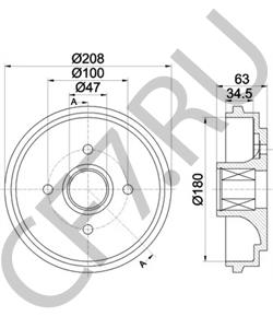 43511M76G00 MARUTI Тормозной барабан в городе Королёв