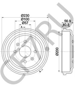 96386900 PONTIAC Тормозной барабан в городе Королёв