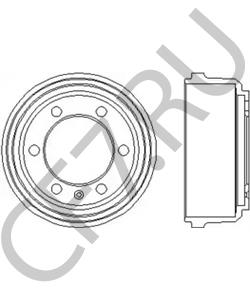 7165379 DEUTZ-FAHR Тормозной барабан в городе Королёв