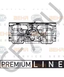 000 830 93 08 EVOBUS Вентилятор салона в городе Королёв