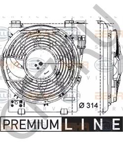 9158008 GM мотор охлаждения радиатора Opel в городе Королёв