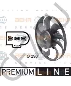 1J0 959 455 L AUDI Вентилятор, конденсатор кондиционера в городе Королёв