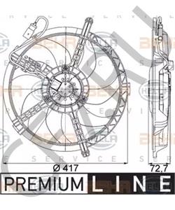 2 754 854 MINI Вентилятор, охлаждение двигателя в городе Королёв