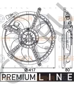 17 42 2 752 632 MINI Вентилятор, охлаждение двигателя в городе Королёв