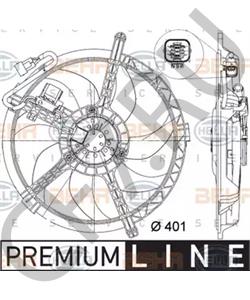 7 535 100 MINI Вентилятор, охлаждение двигателя в городе Королёв