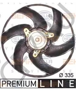 1250e9 Peugeot-Citroen Вентилятор на 406 без кондиционера в городе Королёв