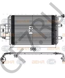 1J0 820 413 D VW (SVW) Конденсатор, кондиционер в городе Королёв