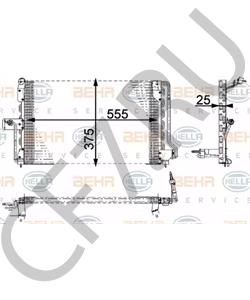 1618 012 LDV Конденсатор, кондиционер в городе Королёв