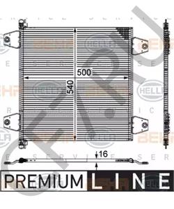 1629115 GINAF Конденсатор, кондиционер в городе Королёв