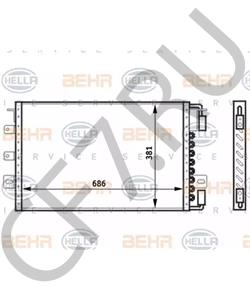 4682590 PLYMOUTH Конденсатор, кондиционер в городе Королёв
