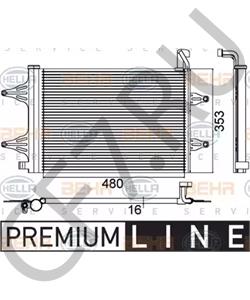 6Q0 820 411J VW (SVW) Конденсатор, кондиционер в городе Королёв